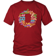 Load image into Gallery viewer, Father's Day T-shirt Gift Tee for all Dads in many languages - NJExpat
