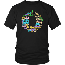 Load image into Gallery viewer, Father's Day T-shirt Gift Tee for all Dads in many languages - NJExpat