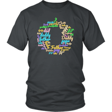 Load image into Gallery viewer, Father's Day T-shirt Gift Tee for all Dads in many languages - NJExpat