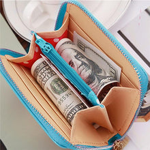 Load image into Gallery viewer, Leather Mini Wallet for holding Cards, Keys & Coins, free shipping - NJExpat