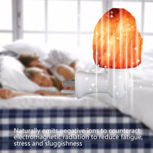 Load image into Gallery viewer, Salt lamp light bedroom night light Natural Himalayan crystal - NJExpat