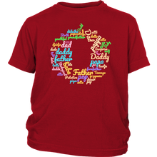 Load image into Gallery viewer, Father's Day T-shirt Gift Tee for all Dads in many languages - NJExpat