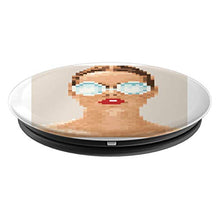 Load image into Gallery viewer, Amazon.com: Lady with Glasses Design, pixelated - PopSockets Grip and Stand for Phones and Tablets: Cell Phones &amp; Accessories - NJExpat