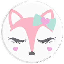 Load image into Gallery viewer, Amazon.com: Animal Faces Series (Fox in Bow) - PopSockets Grip and Stand for Phones and Tablets: Cell Phones &amp; Accessories - NJExpat