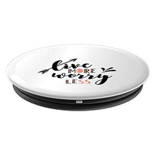 Load image into Gallery viewer, Amazon.com: Live More Worry Less - PopSockets Grip and Stand for Phones and Tablets: Cell Phones &amp; Accessories - NJExpat