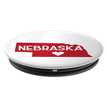 Load image into Gallery viewer, Amazon.com: Commonwealth States in the Union Series (Nebraska) - PopSockets Grip and Stand for Phones and Tablets: Cell Phones &amp; Accessories - NJExpat
