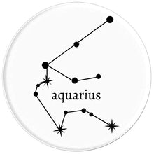 Load image into Gallery viewer, Amazon.com: Astrology Zodiac Calendar Series (Aquarius) - PopSockets Grip and Stand for Phones and Tablets: Cell Phones &amp; Accessories - NJExpat