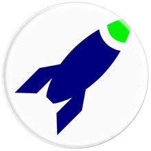 Load image into Gallery viewer, Amazon.com: Electric Blue Rocket with Green - PopSockets Grip and Stand for Phones and Tablets: Cell Phones &amp; Accessories - NJExpat