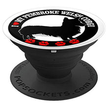 Load image into Gallery viewer, Amazon.com: I Love Heart My Pembroke Welsh Corgi - PopSockets Grip and Stand for Phones and Tablets: Cell Phones &amp; Accessories - NJExpat