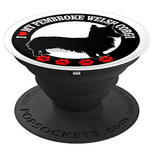 Amazon.com: I Love Heart My Pembroke Welsh Corgi - PopSockets Grip and Stand for Phones and Tablets: Cell Phones & Accessories - NJExpat