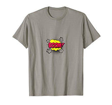 Load image into Gallery viewer, Boom! T-shirt Gift Tee Cartoon Comic Speech Bubble style - NJExpat