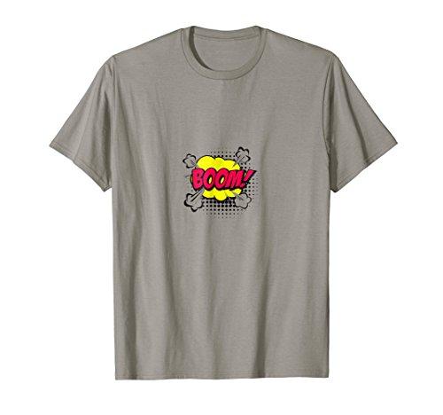 Boom! T-shirt Gift Tee Cartoon Comic Speech Bubble style - NJExpat