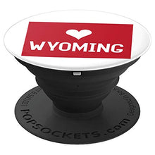 Load image into Gallery viewer, Amazon.com: Commonwealth States in the Union Series (Wyoming) - PopSockets Grip and Stand for Phones and Tablets: Cell Phones &amp; Accessories - NJExpat