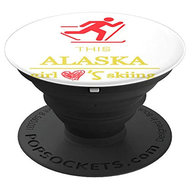 Amazon.com: This Alaska Girl Loves Skiing (hearts) Meadowlark Cherry tom - PopSockets Grip and Stand for Phones and Tablets: Cell Phones & Accessories - NJExpat