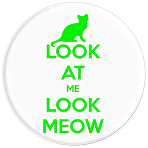 Amazon.com: Look At Me Look Meow! - PopSockets Grip and Stand for Phones and Tablets: Cell Phones & Accessories - NJExpat