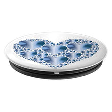 Load image into Gallery viewer, Amazon.com: Baby Blue Hearts Pop Socket, feel the love all the time. - PopSockets Grip and Stand for Phones and Tablets: Cell Phones &amp; Accessories - NJExpat