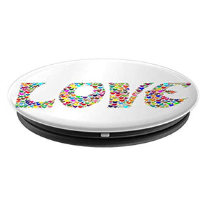 Amazon.com: Love Hearts Multicolor Design - PopSockets Grip and Stand for Phones and Tablets: Cell Phones & Accessories - NJExpat
