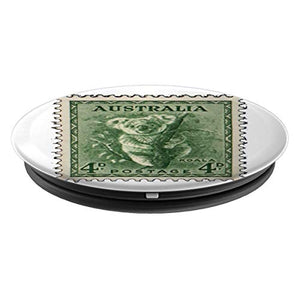 Amazon.com: Australian Koala Stamp 4p Eucalyptus Green - PopSockets Grip and Stand for Phones and Tablets: Cell Phones & Accessories - NJExpat