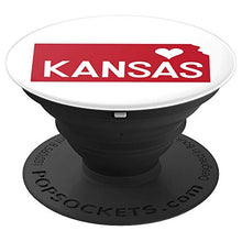 Load image into Gallery viewer, Amazon.com: Commonwealth States in the Union Series (Kansas) - PopSockets Grip and Stand for Phones and Tablets: Cell Phones &amp; Accessories - NJExpat