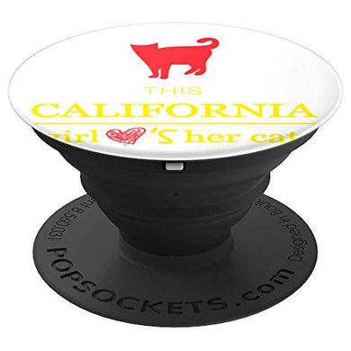 Amazon.com: This California Girl Loves Her Cat - PopSockets Grip and Stand for Phones and Tablets: Cell Phones & Accessories - NJExpat