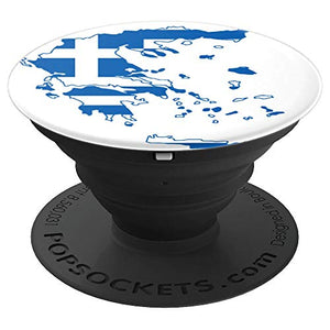 Amazon.com: Hellas Greece Flag Map Graphic, Classic, Fun Design - PopSockets Grip and Stand for Phones and Tablets: Cell Phones & Accessories - NJExpat