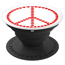 Load image into Gallery viewer, Amazon.com: Love Hearts In Peace Design - PopSockets Grip and Stand for Phones and Tablets: Cell Phones &amp; Accessories - NJExpat