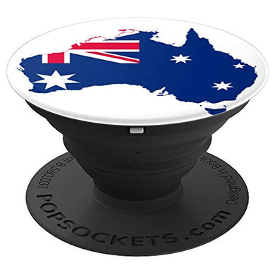 Amazon.com: Super Awesome Australia Flag Map Graphic Classic Fun Design - PopSockets Grip and Stand for Phones and Tablets: Cell Phones & Accessories - NJExpat