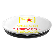 Load image into Gallery viewer, Amazon.com: This Girl Loves Tennis! - PopSockets Grip and Stand for Phones and Tablets: Cell Phones &amp; Accessories - NJExpat