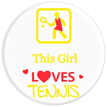 Load image into Gallery viewer, Amazon.com: This Girl Loves Tennis - PopSockets Grip and Stand for Phones and Tablets: Cell Phones &amp; Accessories - NJExpat