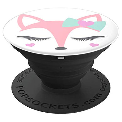 Amazon.com: Animal Faces Series (Fox in Bow) - PopSockets Grip and Stand for Phones and Tablets: Cell Phones & Accessories - NJExpat