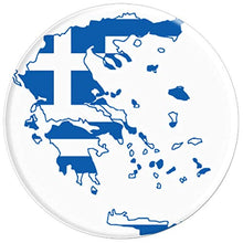 Load image into Gallery viewer, Amazon.com: Hellas Greece Flag Map Graphic, Classic, Fun Design - PopSockets Grip and Stand for Phones and Tablets: Cell Phones &amp; Accessories - NJExpat