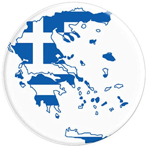 Amazon.com: Hellas Greece Flag Map Graphic, Classic, Fun Design - PopSockets Grip and Stand for Phones and Tablets: Cell Phones & Accessories - NJExpat