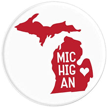 Load image into Gallery viewer, Amazon.com: Commonwealth States in the Union Series (Michigan) - PopSockets Grip and Stand for Phones and Tablets: Cell Phones &amp; Accessories - NJExpat