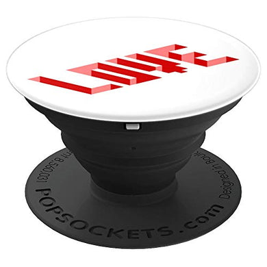 Amazon.com: Love Red/Pink Letters Word Design - PopSockets Grip and Stand for Phones and Tablets: Cell Phones & Accessories - NJExpat