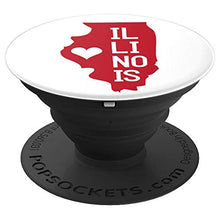 Load image into Gallery viewer, Amazon.com: Commonwealth States in the Union Series (Illinois) - PopSockets Grip and Stand for Phones and Tablets: Cell Phones &amp; Accessories - NJExpat