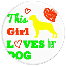 Load image into Gallery viewer, Amazon.com: This Girl Loves Her Dog! - PopSockets Grip and Stand for Phones and Tablets: Cell Phones &amp; Accessories - NJExpat