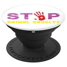 Load image into Gallery viewer, Amazon.com: Stop Animal Cruelty - PopSockets Grip and Stand for Phones and Tablets: Cell Phones &amp; Accessories - NJExpat