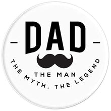 Load image into Gallery viewer, Amazon.com: Dad The Myth The Man The Legend - PopSockets Grip and Stand for Phones and Tablets: Cell Phones &amp; Accessories - NJExpat