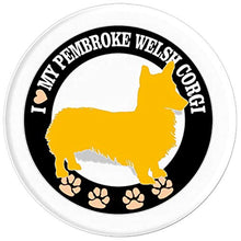 Load image into Gallery viewer, Amazon.com: I Heart Love My Pembroke Welsh Corgi - PopSockets Grip and Stand for Phones and Tablets: Cell Phones &amp; Accessories - NJExpat