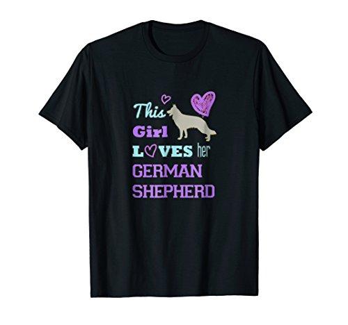 This Girl Loves Her German Shepherd T-shirt Tee - NJExpat