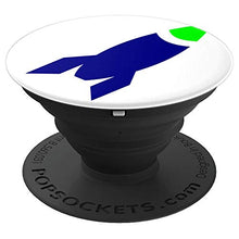 Load image into Gallery viewer, Amazon.com: Electric Blue Rocket with Green - PopSockets Grip and Stand for Phones and Tablets: Cell Phones &amp; Accessories - NJExpat