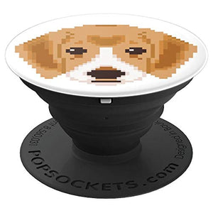 Amazon.com: Cute Pixelated Puppy Design - PopSockets Grip and Stand for Phones and Tablets: Cell Phones & Accessories - NJExpat