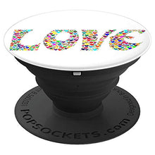 Load image into Gallery viewer, Amazon.com: Love Hearts Multicolor Design - PopSockets Grip and Stand for Phones and Tablets: Cell Phones &amp; Accessories - NJExpat