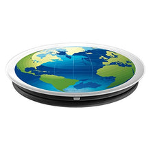 Load image into Gallery viewer, Amazon.com: Cartography World Globe Map - PopSockets Grip and Stand for Phones and Tablets: Cell Phones &amp; Accessories - NJExpat