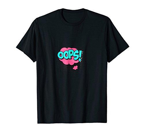 OOPS! T-shirt Gift Tee Cartoon Comic Speech Bubbles - NJExpat