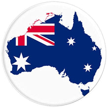 Load image into Gallery viewer, Amazon.com: Super Awesome Australia Flag Map Graphic Classic Fun Design - PopSockets Grip and Stand for Phones and Tablets: Cell Phones &amp; Accessories - NJExpat