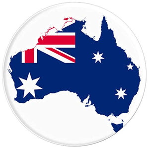 Amazon.com: Super Awesome Australia Flag Map Graphic Classic Fun Design - PopSockets Grip and Stand for Phones and Tablets: Cell Phones & Accessories - NJExpat