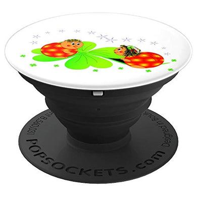 Amazon.com: Four Leaf Clover Lady Bug - PopSockets Grip and Stand for Phones and Tablets: Cell Phones & Accessories - NJExpat