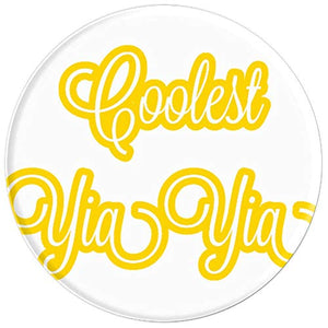 Amazon.com: Coolest Yia Yia (Yia-Yia or YaYa) - PopSockets Grip and Stand for Phones and Tablets: Cell Phones & Accessories - NJExpat