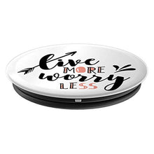 Load image into Gallery viewer, Amazon.com: Live More Worry Less - PopSockets Grip and Stand for Phones and Tablets: Cell Phones &amp; Accessories - NJExpat